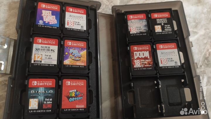 Картриджи nintendo switch, ps vita