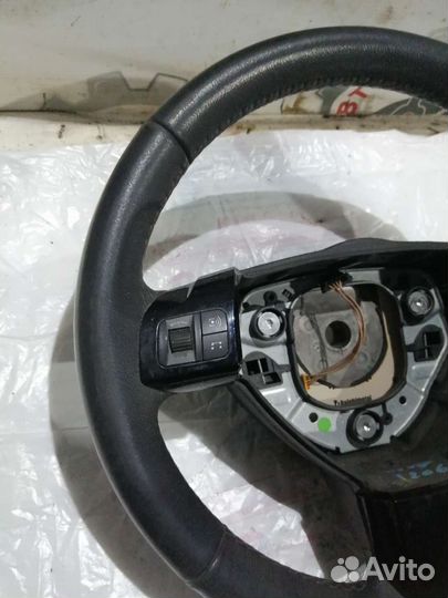 Кожаный руль Opel Astra H, мультируль