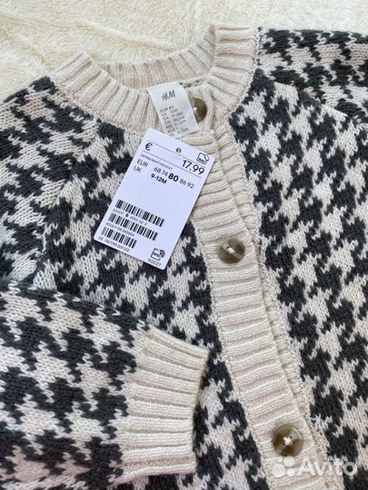 Кардиган H&M 68, 80