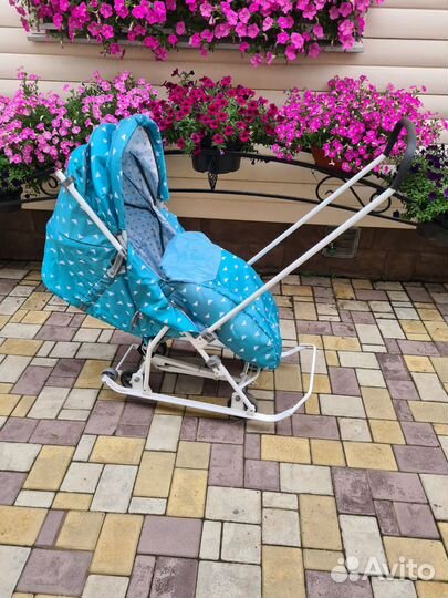 Коляска санки