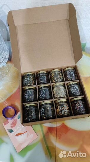 Подарочный набор чая с лентой