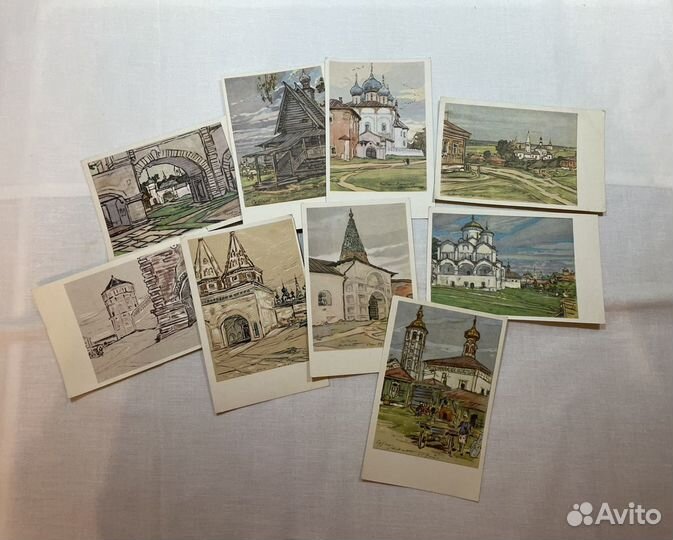 Открытки, фотокарточки, наборы, СССР