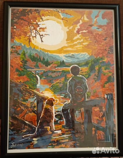 Интерьерная картина ручная работа