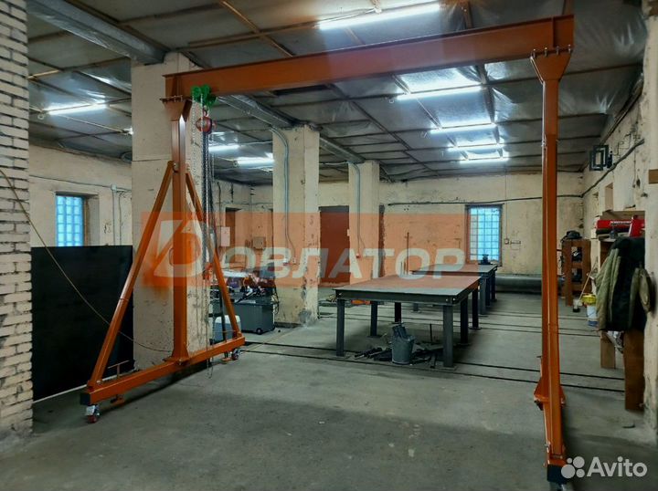 Усиленный козловой кран мпу 1т