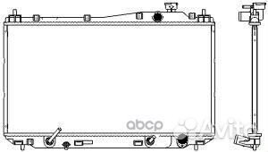 Радиатор сист. охл. Sakura 3211-1008 honda civic