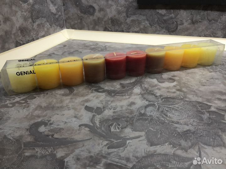 Свечи IKEA genial набор 10 шт. новые