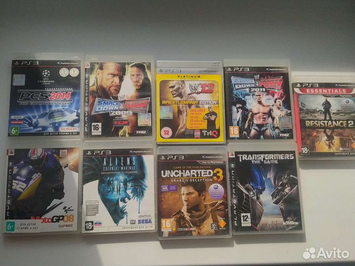 Диски на sony playstation 3
