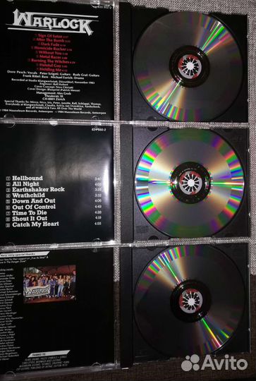Warlock, doro-9 CD фирменные (Germany, France)
