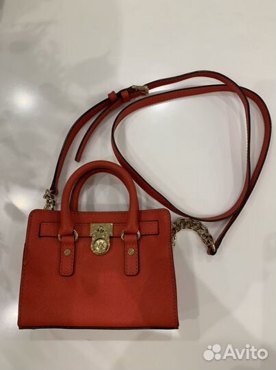 Сумка Michael Kors Mini красная оригинал