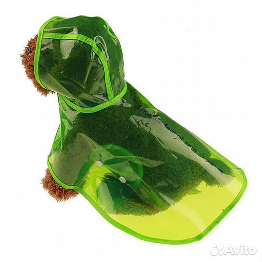 Дождевик для собак размер М. Длина 32 см