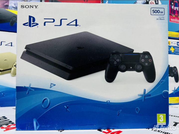 PS4 Slim 1TB / 500GB - Новые, Б/У - Гарантия