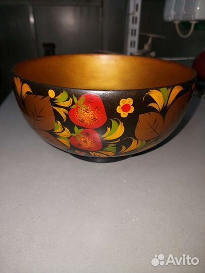 Деревянная посуда хохлома