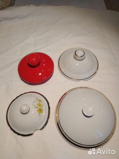Крышки от сахарниц, заварочных чайников и маслёнк