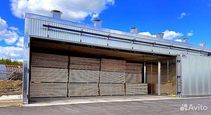 Сушильная камера для древесины 100 м3