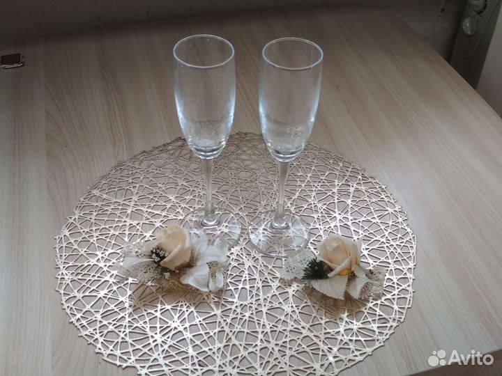 Фужеры Турция 6шт и 2шт/Стопки барные