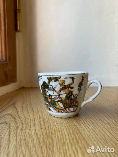 Коужечка для эспрессо фарфор Египет фараон