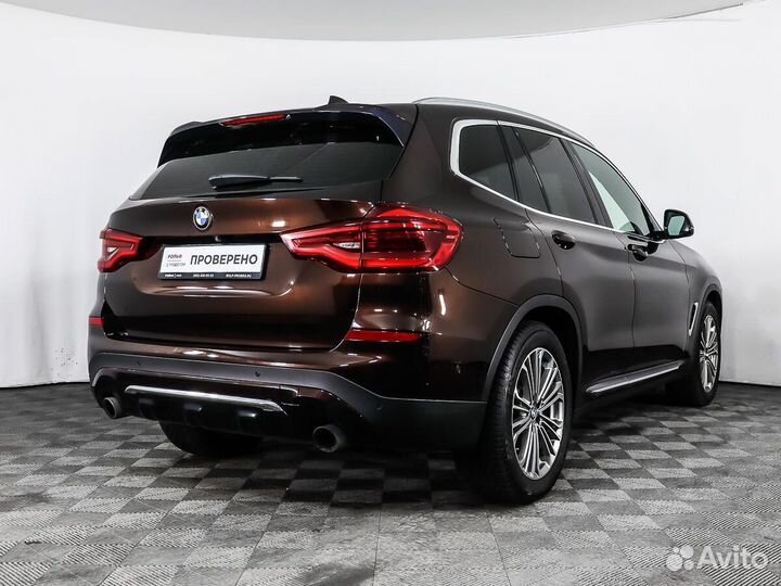 BMW X3 3.0 AT, 2018, 125 141 км