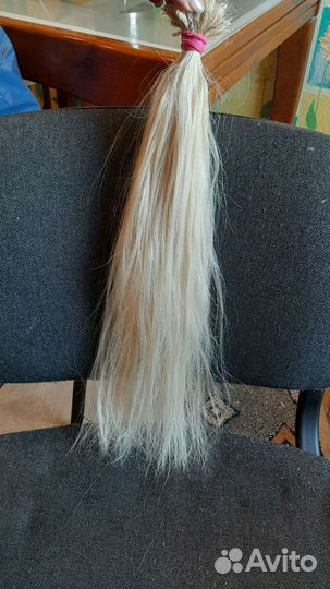 Волосы для наращивания блонд