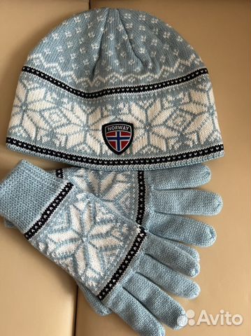 Комплект шапка и перчатки