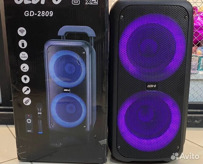 Портативная акустика Gedi Technology с караоке