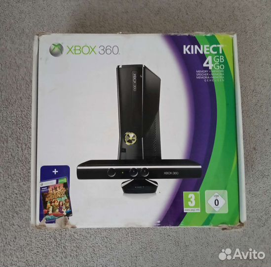 Xbox 360 с кинектом и играми