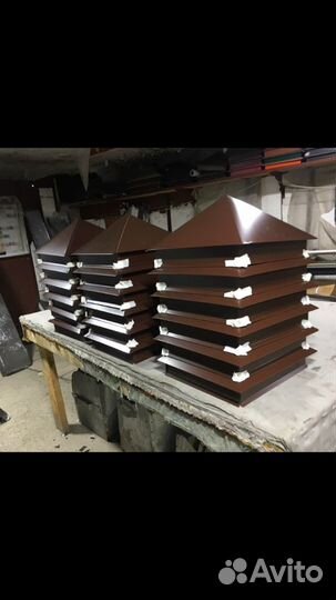 Колпаки на забор #1249