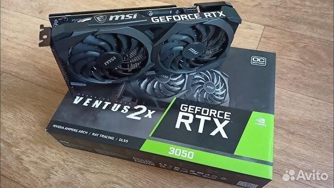Видеокарта MSI GeForce RTX 3050 Ventus 2X