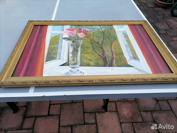 Картина маслом на холсте 1991г. Авторская работа