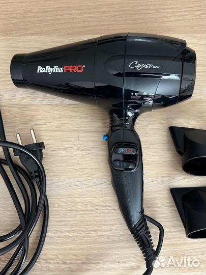 Фен профессиональный Babyliss Pro Caruso ionic