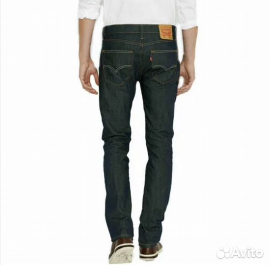Джинсы levis 511 slim зеленые
