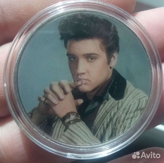 Монета с Элвисом Пресли