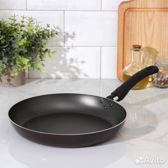 Сковорода «Хозяюшка», d26 см, съёмная ручка, антип