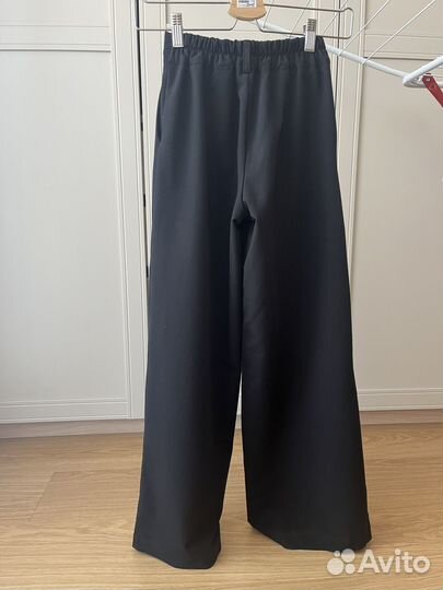 Брюки школьные для девочки р.146 чёрный