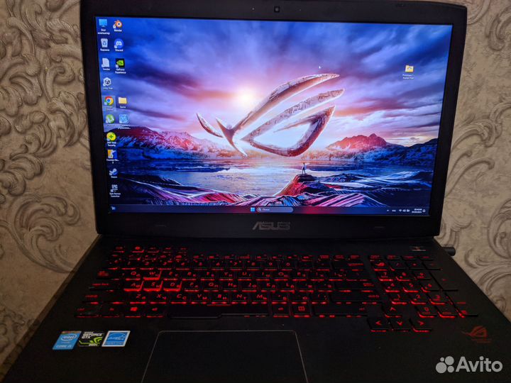 Игровой ноутбук Asus g751j