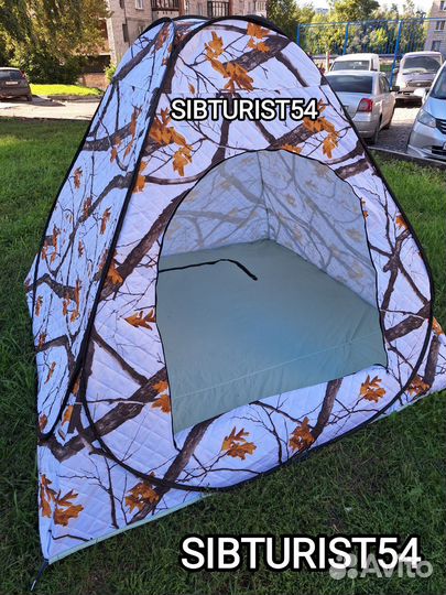 Палатка зимняя 240*240*170см зимний -лес автомат