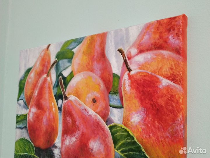 Картина маслом на холсте Груши