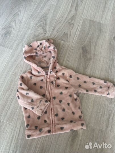 Теплая пижама для девочки 86 размер