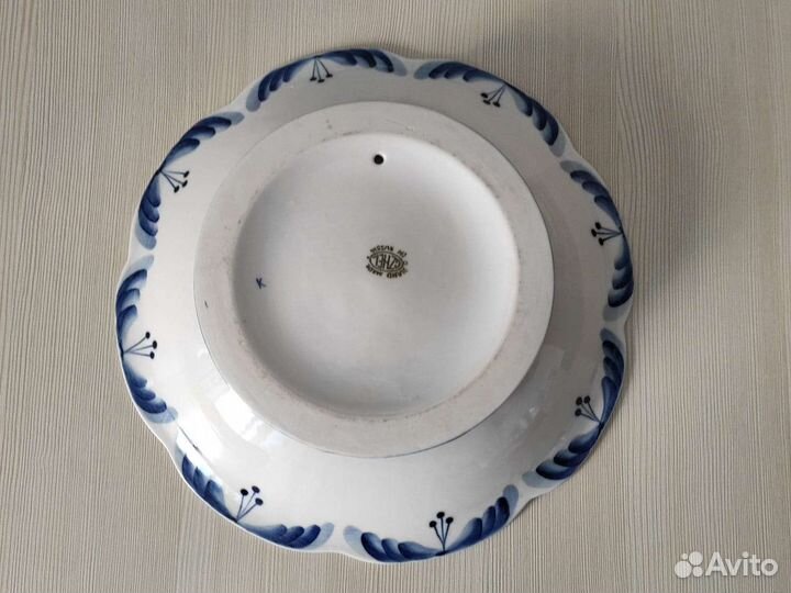 Тарелка Гжель