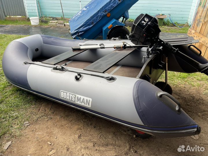 Лодка boats MAN мотор