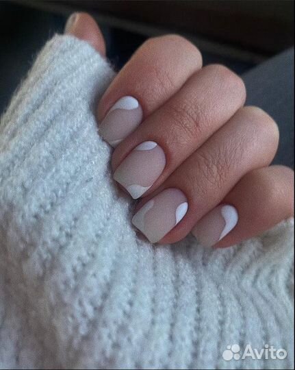 Маникюр, покрытие гель лаком, наращивание