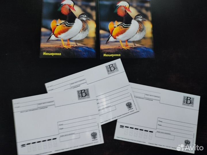 Открытки (почтовые карточки) с литерой В