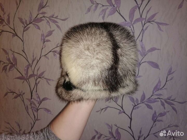 Шапка норковая женская