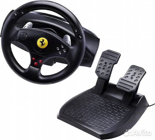 Игровой руль с педалями для пк
