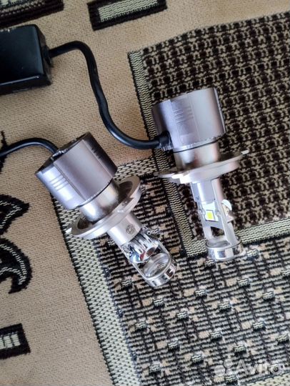 Лампочки с линзой h4