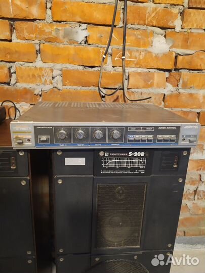Колонки s90, усилитель, микшер