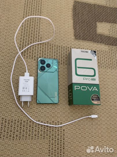 TECNO Pova 6 Pro, 12/256 ГБ