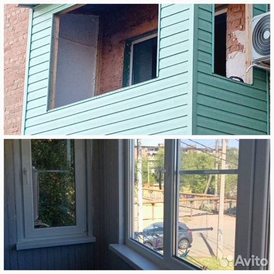 Отделка балконов и лоджий