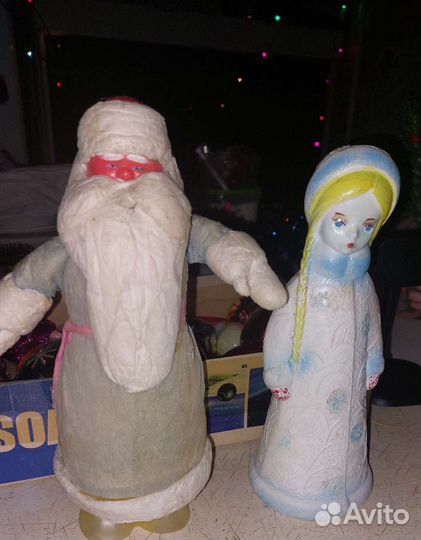 Дед мороз и снегурочка под елку СССР