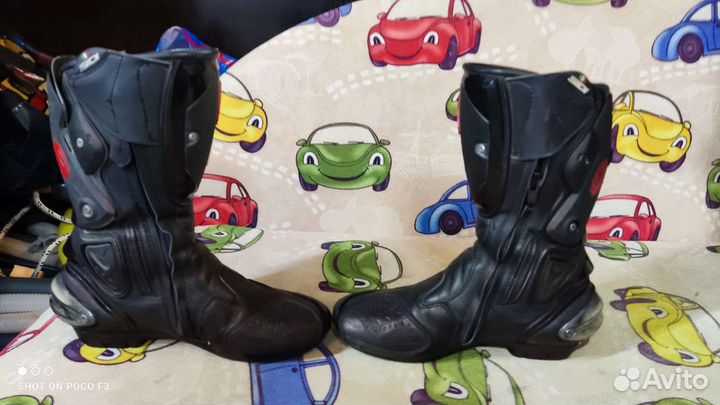 Мото костюм кожаный, мото куртка штаны и ботинки