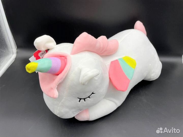 Единорог подушка антистресс мягкая игрушка